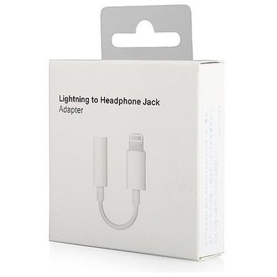 AUX переходник Lightning to 3,5 mm Headphone Jack Adapter (MMX62ZM/A) White, Белый