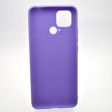 Чехол силиконовый защитный Candy для Xiaomi Redmi 10C/Poco C40 Фиолетовый