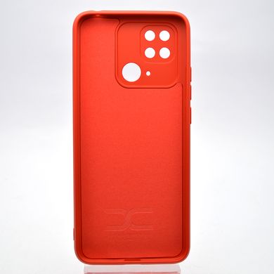 Чехол накладка Silicon Case Full camera для Xiaomi Redmi 10C/Poco C40 Red
