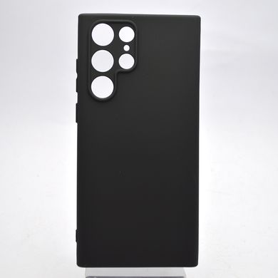 Силіконовий чохол накладка Silicone Case Full Camera Lakshmi для Samsung G908 Galaxy S22 Ultra Black/Чорний