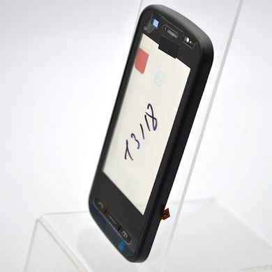 Сенсор (тачскрін) Nokia C6-00 чорний з рамкою та клавіатурою HC