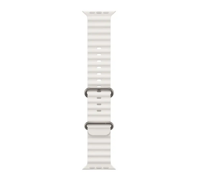 Ремінець для Apple Watch 42mm/44mm/45mm/49mm Ocean Band White (Білий)