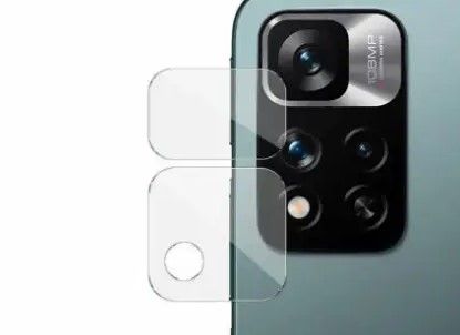 Защитное стекло на камеру для Xiaomi Redmi Note 11 Pro Прозрачное