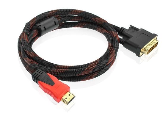 Кабель HDMI-VGA (1.5m) Black (тех. пакет)