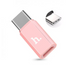 Переходний Hoco UA8 Type-C на Micro-USB Adapter Rose Gold/Розовый