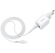 Зарядний пристрій для телефону білий Hoco N8 Briar Dual USB 2.4A з кабелем Lightning White
