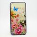 Стеклянный чехол с рисунком (принтом) Glass Case Butterfly для Samsung M205 Galaxy M20 (2019) Mix