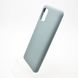 Чехол матовый Silicon Case Full Protective для Samsung A51 2019 Grey Green
