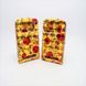 Чехол универсальный с цветами для телефона CMA Flip Cover Big Flowers 5.5" дюймов (XXL) Gold-Red