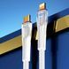Кабель ANSTY S-053-PI Type-C to Lightning 27W 1M Nylon LED Білий