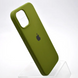 Чохол Silicone Case Full Cover для Apple iPhone 13 Pro Max Темно-зелений