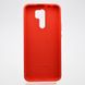 Чехол накладка Silicon Case Full Cover для Xiaomi Redmi 9 Red/Красный