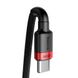 Кабель Baseus Cafule Flash USB-C to Type-c 100W Red Black CATKLF-AL91