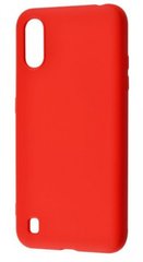 Чехол накладка WAVE Colorful Case (TPU) Samsung Galaxy A01 (A015F) (red)