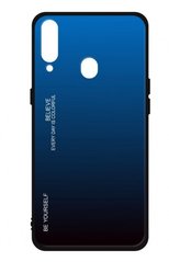 Скляний чохол Gradient Glass Case для Samsung A20S 2019 Blue-Black