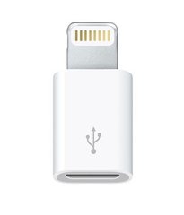 Переходник Micro USB to Lightning Adapter White