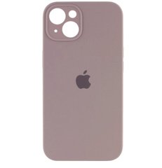Чохол накладка Silicon Case Full Cover with camera protiction для iPhone 13 Lavander grey