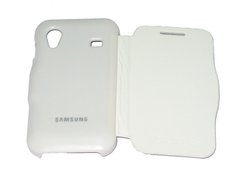 Чехол книжка Original Flip Cover for Samsung S5830 White