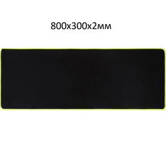 Великий килимок для мишки Flame (30x80) Black/Чорний
