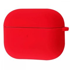 Чехол накладка Silicon Case с микрофиброй  для AirPods 3 Red