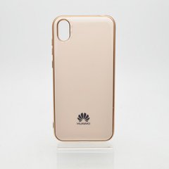 Чохол глянцевий з логотипом Glossy Silicon Case для Huawei Y5 2019 Gold