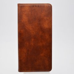 Чехол книжка Leather Fold для Xiaomi Redmi 9C Brown