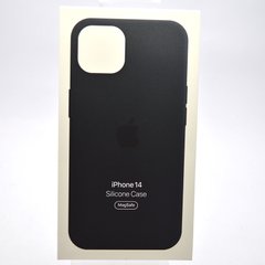 Силіконовий чохол для iPhone 14 (6.1) Silicone Case з MagSafe Midnight/Темно-синій