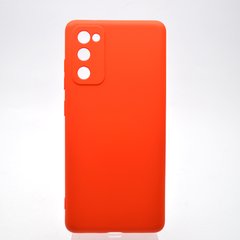 Чохол накладка Silicon Case Full Camera для Samsung G780 Galaxy S20 FE Red/Червоний