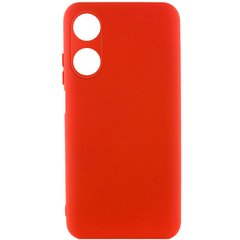 Чехол накладка Silicon Case Full Camera Lakshmi для Oppo A18/Oppo A38 Red/Красный