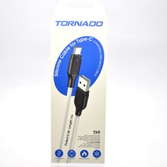 Кабель Tornado TX9 Silicon Cable Type-c 2,4A 1M White