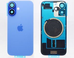 Задня кришка зі склом камери Apple iPhone 16 Ultramarine Original (Ультрамарин)