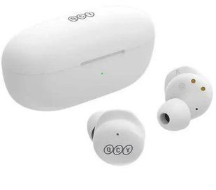 Наушники беспроводные TWS QCY T17 White
