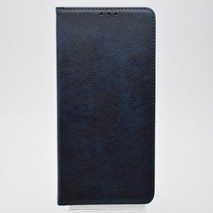 Чехол книжка Leather Fold для Samsung A037 Galaxy A03s Dark Blue