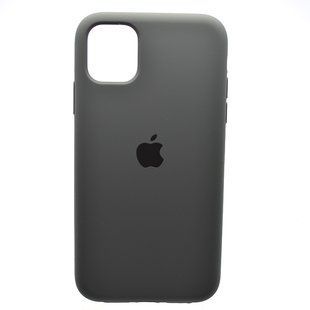 Чехол накладка Silicon Case Full Cover для iPhone 11 Charcoal Gray