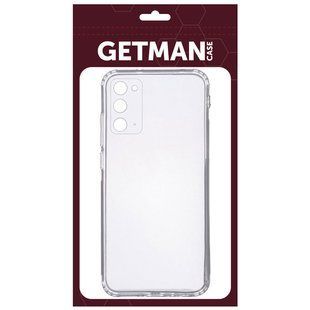 Силіконовий прозорий чохол накладка TPU Getman для Samsung N980 Galaxy Note 20 Transparent/Прозорий