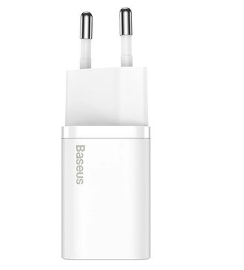Мережевий зарядний пристрій Baseus Super Si quick 1Type-C 30W White CCSUP-J02