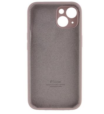 Чехол накладка Silicon Case Full Cover with camera protiction для iPhone 13 Lavander grey
