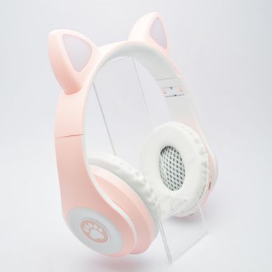 Наушники Bluetooth с кошачьими ушками TUCCI CT930 LED Pink