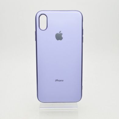 Чохол глянцевий з логотипом Glossy Silicon Case для iPhone XS Max Violet