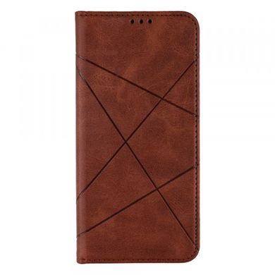 Кожаный чехол-книжка Business Leather для Samsung A02s Brown