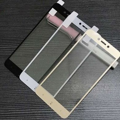 Защитное стекло Full Screen Full Glue 2.5D for Xiaomi Redmi Note 5A Prime (0.33mm) Gold тех. пакет