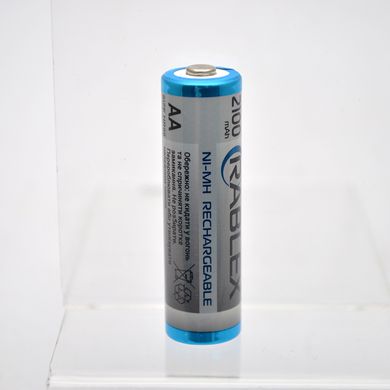 Акумуляторна батарейка Rablex 1.2V AA 2100 mAh 1 штука