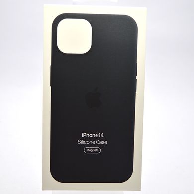 Силиконовый чехол для iPhone 14 (6.1) Silicone Case c MagSafe Midnight/Темно-синий