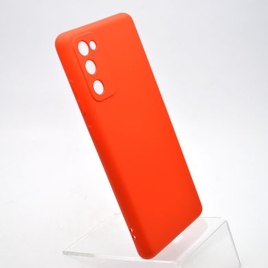 Чехол накладка Silicon Case Full Camera для Samsung G780 Galaxy S20 FE Red/Красный