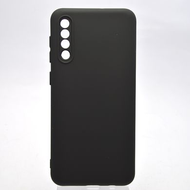 Чехол накладка Silicone case Full Camera Lakshmi для Samsung A30s/A50 Galaxy A307/A505 Black/Черный
