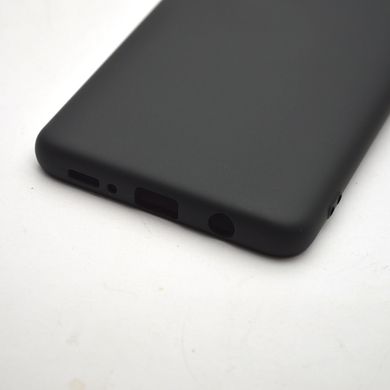 Чехол накладка Silicon Case Full Cover для Samsung A515 Galaxy A51 Black