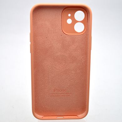 Силіконовий чохол накладка Silicon Case Full Camera для iPhone 12 Begonia