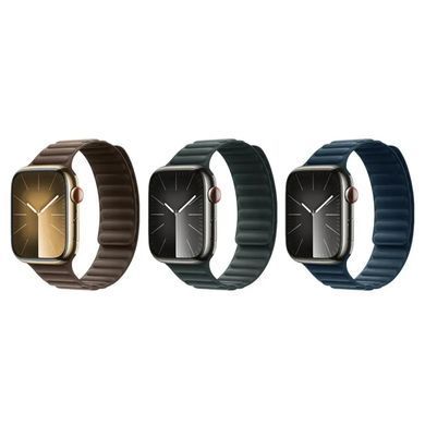 Ремешок Hoco WA24 для Apple Watch 42mm/44mm/45mm/49mm Magnetic Cyan