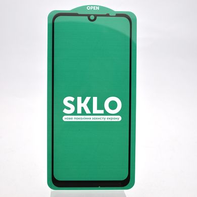 Защитное стекло SKLO 5D для Xiaomi Redmi Note 7 Black/Черная рамка