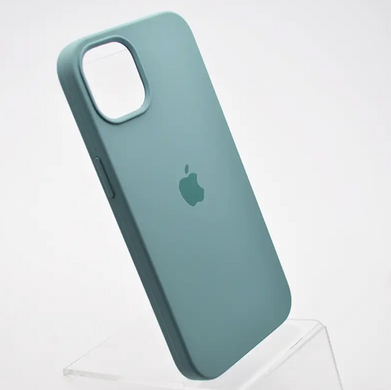 Чехол накладка Silicone Case Full cover для Apple iPhone 13 Зеленый